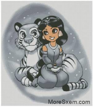 Жасмин с тигром