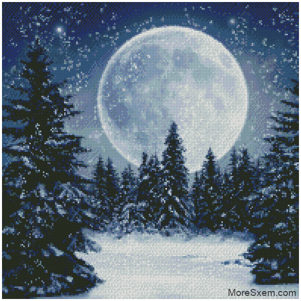 Зимняя луна