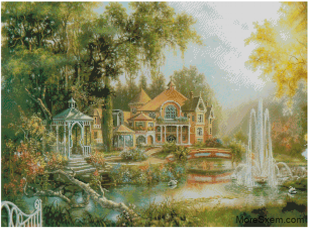 Дом с фонтаном