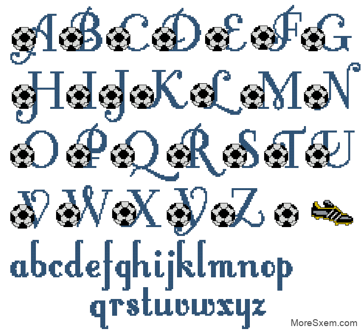Алфавит футбольный (abc)