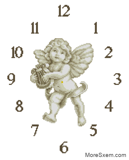 Часы ангел