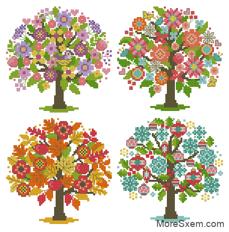Сезонные деревья